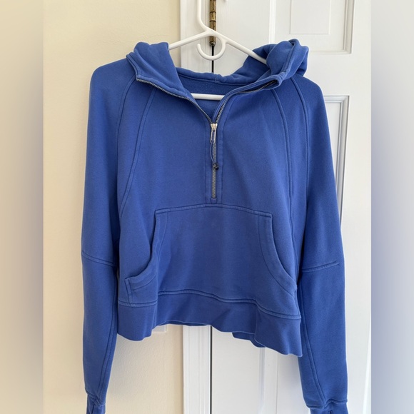 lululemon athletica Tops - Stylish Blue Quarter-Zip Women's Hoodie Lululemon Size M/L